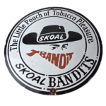 Vintage Skoal Sign – Tobacco Chew Gas Pump Display Porcelain Ad Sign - Image 2