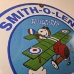 Vintage Smith-O-Lene Snoopy Aviation Porcelain Sign – Peanuts Gas Sign - Image 5
