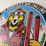 Vintage Smokey Bear Sign – Mountains Are Calling – Porcelain Gas Sign - Image 12