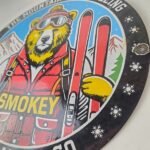 Vintage Smokey Bear Sign – Mountains Are Calling – Porcelain Gas Sign - Image 13