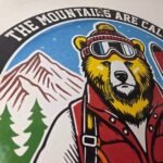 Vintage Smokey Bear Sign – Mountains Are Calling – Porcelain Gas Sign - Image 5