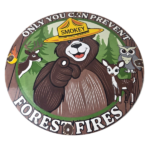 Vintage Smokey Bear Sign – Prevent Forest Prevention Porcelain Gas Sign