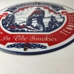 Vintage Smokey Mountains Sign – National Park Gas Pump Porcelain Sign - Image 10