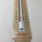 Vintage Smokey Sign – Forest Fires Service Pump Ad Sign on Porcelain Thermometer - Image 11