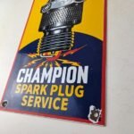 Vintage Spark Plugs Sign – Automotive Garage Shop Mechanic Gas Pump Plate Sign - Image 14