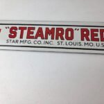 Vintage Spicy Steamro Sign – Red Hot Dog Gas Service Grocery Food Porcelain Sign - Image 4