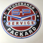Vintage Studebaker Sign – Packard Service Automobile Gas Pump Porcelain Sign - Image 15
