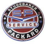 Vintage Studebaker Sign – Packard Service Automobile Gas Pump Porcelain Sign