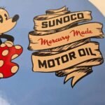 Vintage Sunoco Gasoline Porcelain Sign – Vintage Porcelain for Sale Gas Sign - Image 4