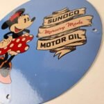 Vintage Sunoco Gasoline Porcelain Sign – Vintage Porcelain for Sale Gas Sign - Image 9