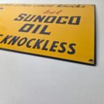 Vintage Sunoco Motor Oils Sign – Disney Dealership Gas Pump Porcelain Sign - Image 10