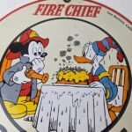 Vintage Texaco Gasoline Sign – Fire Chief Disney Mickey Gas Pump Porcelain Sign - Image 3
