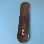 Vintage Texaco Gasoline Sign – Service Gas Pump Ad Sign on Porcelain Thermometer - Image 14