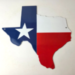 Vintage Texas Flag Sign – USA Gas Service Station Pump Plate Porcelain Sign - Image 15