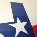 Vintage Texas Flag Sign – USA Gas Service Station Pump Plate Porcelain Sign - Image 5