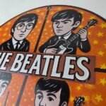 Vintage The Beatles Sign – Rock Band Guitar Album English Gas Porcelain Sign - Image 11