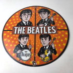 Vintage The Beatles Sign – Rock Band Guitar Album English Gas Porcelain Sign - Image 15