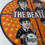Vintage The Beatles Sign – Rock Band Guitar Album English Gas Porcelain Sign - Image 6