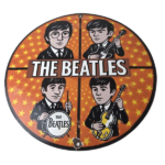 Vintage The Beatles Sign – Rock Band Guitar Album English Gas Porcelain Sign - Image 2
