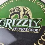 Vintage Tobacco Sign – Porcelain Grizzly Winter Green Gas Oil Pump Plate Sign - Image 4