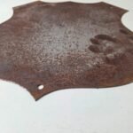 Vintage US Route 66 Sign – Porcelain Highway State Road Marker Gas Pump Sign - Image 12