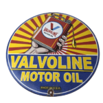 Vintage Valvoline Motor Oil Sign – Gas Service Station Porcelain Ad Sign - Image 2