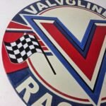 Vintage Valvoline Racing Oil Sign – Gas Pump Service Station Porcelain Sign - Image 6