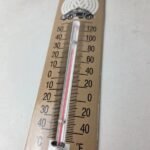 Vintage Volkswagen Automobiles Sign – Service Bug Sign on Porcelain Thermometer - Image 4