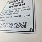 Vintage Wanted Woman Porcelain Sign – Car Garage Gas Pump Plate Sign - Image 14