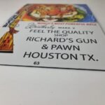 Vintage Weatherly Mark Sign – Hunting Firearms Powerful Rifle Ad Porcelain Sign - Image 11