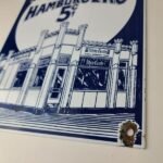 Vintage White Castle Porcelain Sign – Food Burgers Restaurant Drive Thru Sign - Image 10