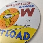 Vintage Winchester Skeet Sign – Ranger Shot Gun Shells Gas Pump Porcelain Sign - Image 13