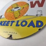Vintage Winchester Skeet Sign – Ranger Shot Gun Shells Gas Pump Porcelain Sign - Image 14