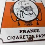 Vintage Zig-Zag Cigarette Papers Sign – Porcelain Tobacco Gas Pump Station Sign - Image 11